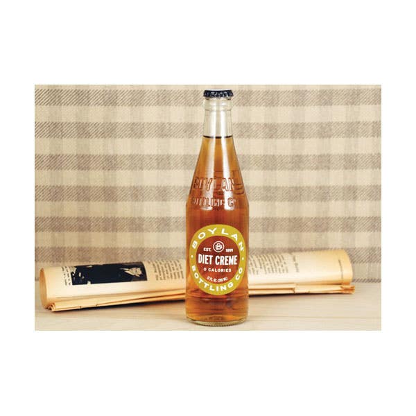 Boylan Bottling Diet Creme Soda, 12 fl-oz Bottle