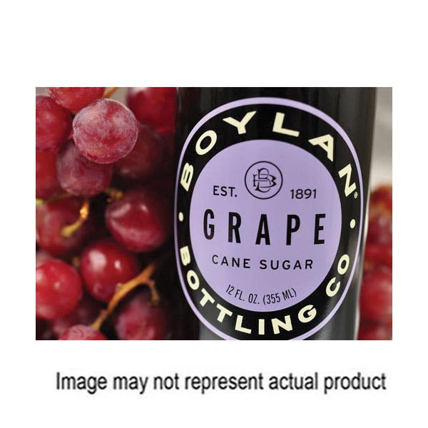 Boylan Bottling Grape Soda 12 fl oz Bottle