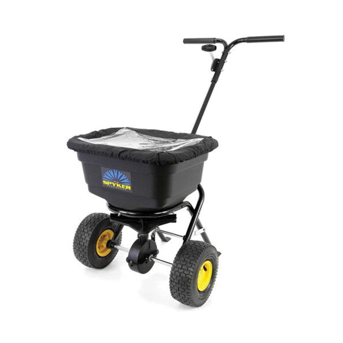 Spyker Spreaders P20-5010 Walk Behind Broadcast Spreader, 50 lb, 4 to 12 ft W Spread