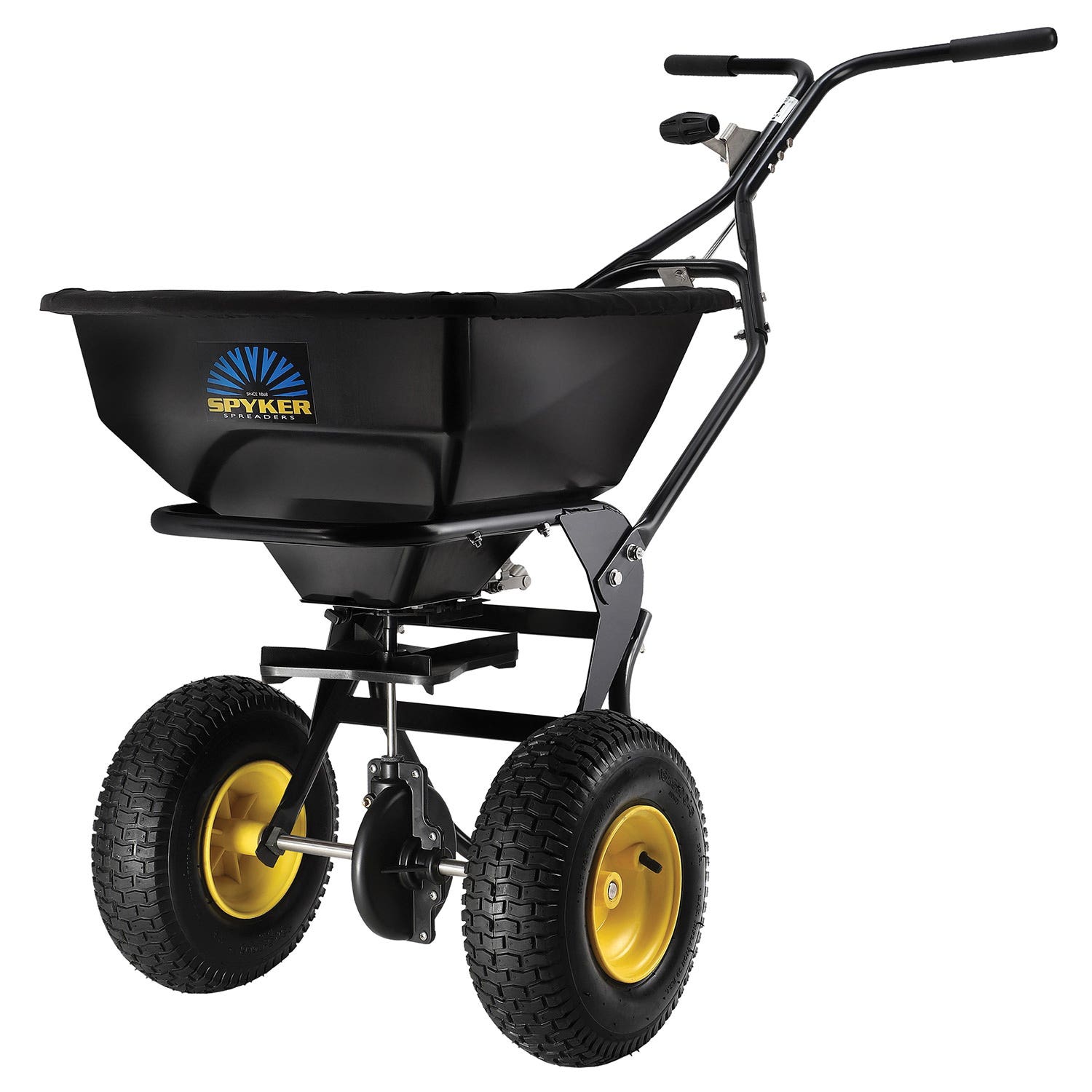 Spyker Walk-Behind Broadcast Spreader, 50 lb Capacity