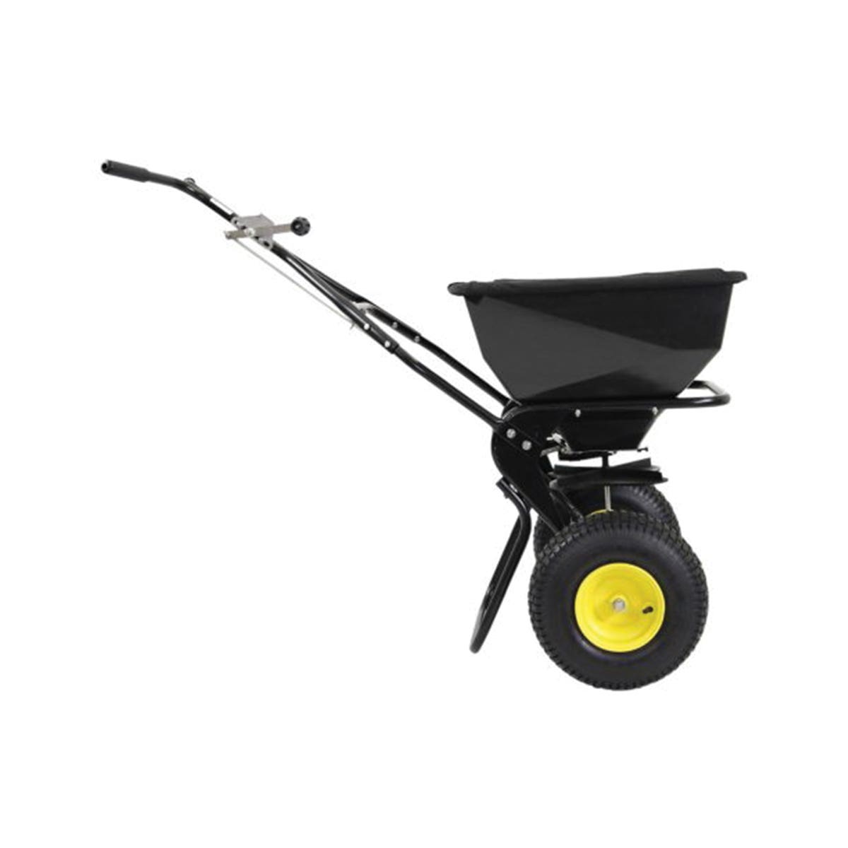 Spyker Spreaders SPY80-1P Walk Behind Broadcast Spreader, 80 lb, 4 to 12 ft W Spread, 4 to 12 ft W Spread