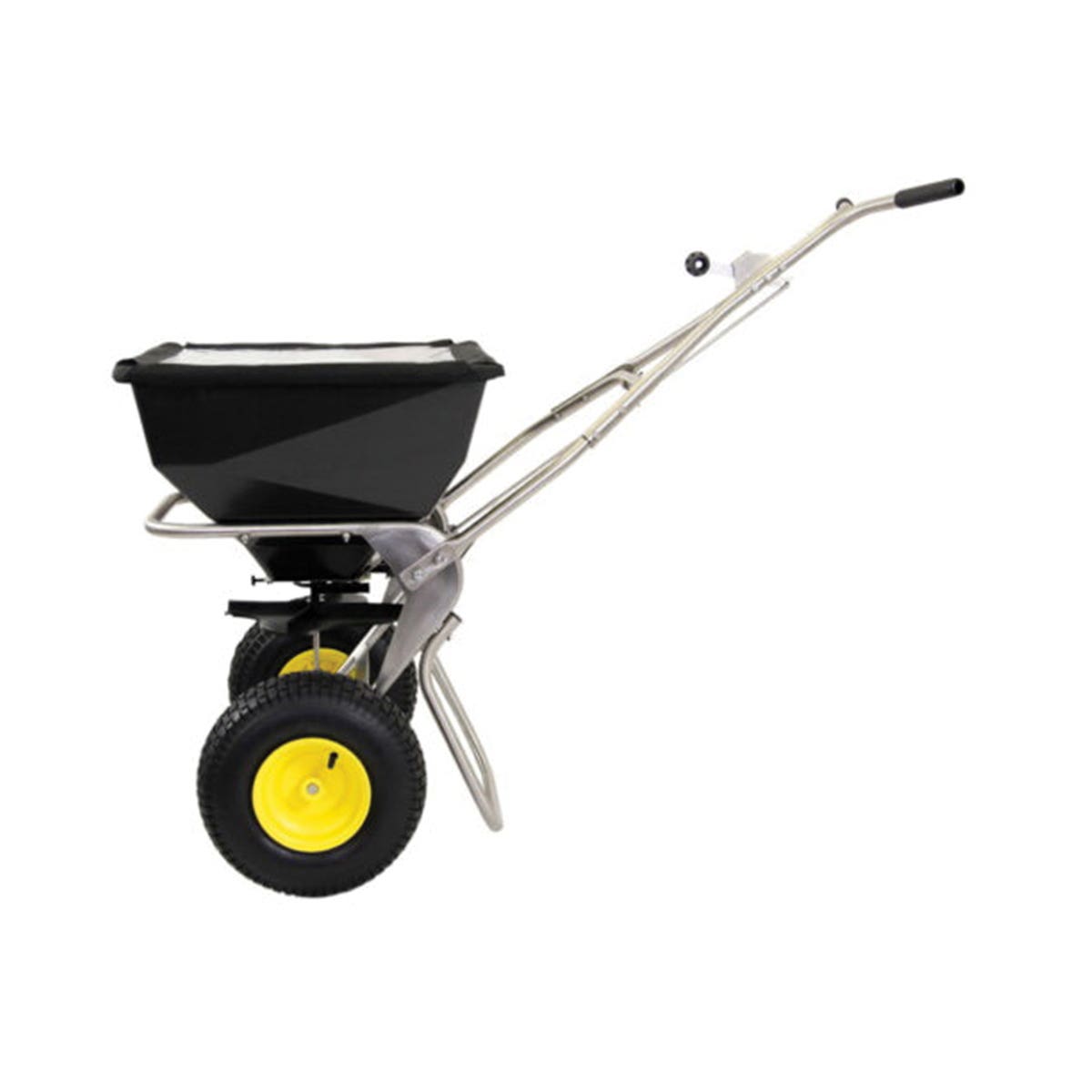 Spyker Spreaders SPY80-1S Walk Behind Broadcast Spreader, 80 lb, 4 to 12 ft W Spread