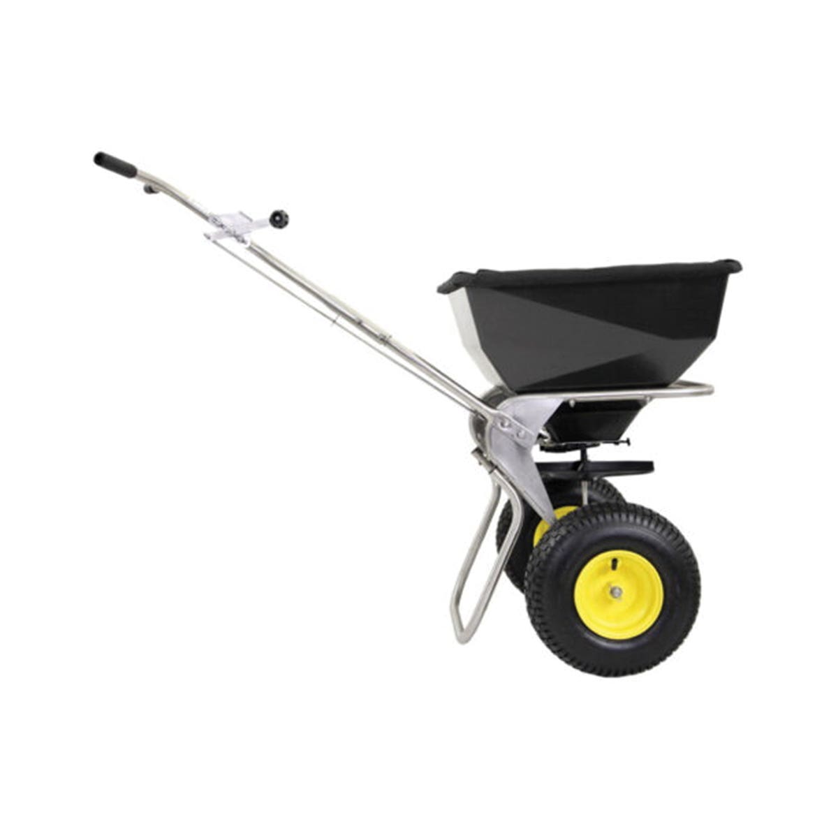 Spyker Spreaders SPY80-1S Walk Behind Broadcast Spreader, 80 lb, 4 to 12 ft W Spread