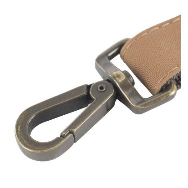 Carhartt Journeyman Dog Leash, 6 ft L, 3/4 in W, 2-Ply, Carhartt Brown/Dark Brown