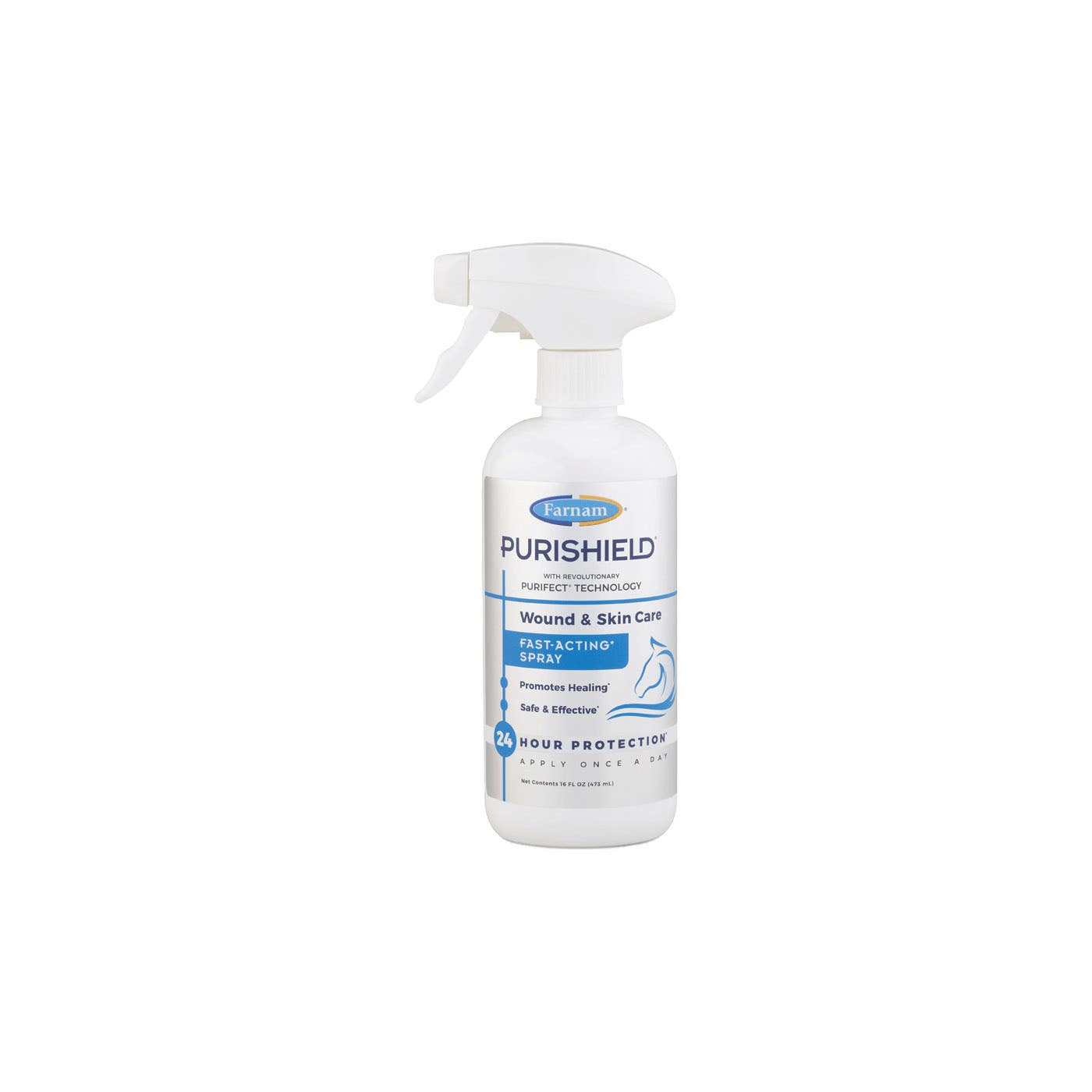 Farnam PuriShield 757978 Wound and Skin Care, Liquid, 16 oz