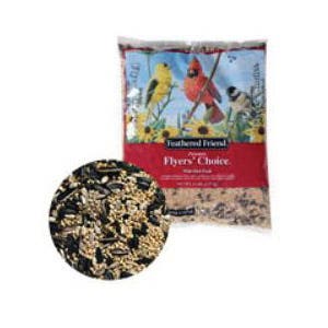 Feathered Friend Flyers' Choice 47914 Safflower Seed Wild Bird Food Mix, 5 lb, Premium, Bag
