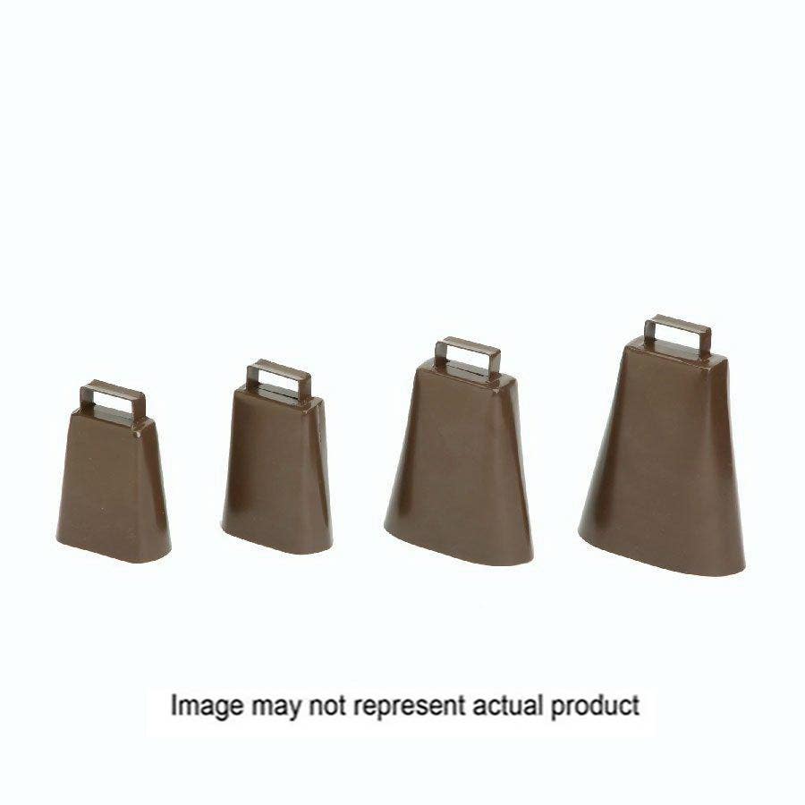 Colorado Saddlery Cow Bell, 4-1/4 in Bell, Steel, Green