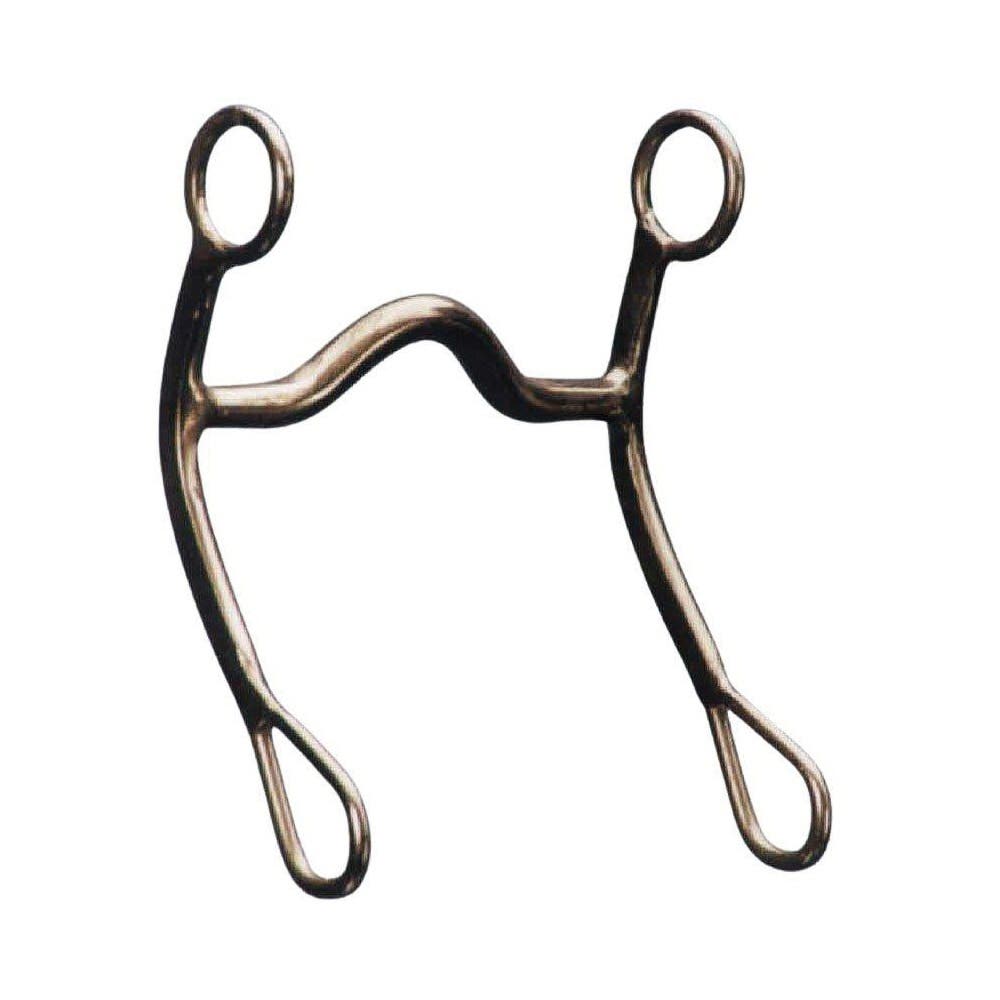 Colorado Saddlery Port Curb Bit, 5 in Mouth, Steel, Black