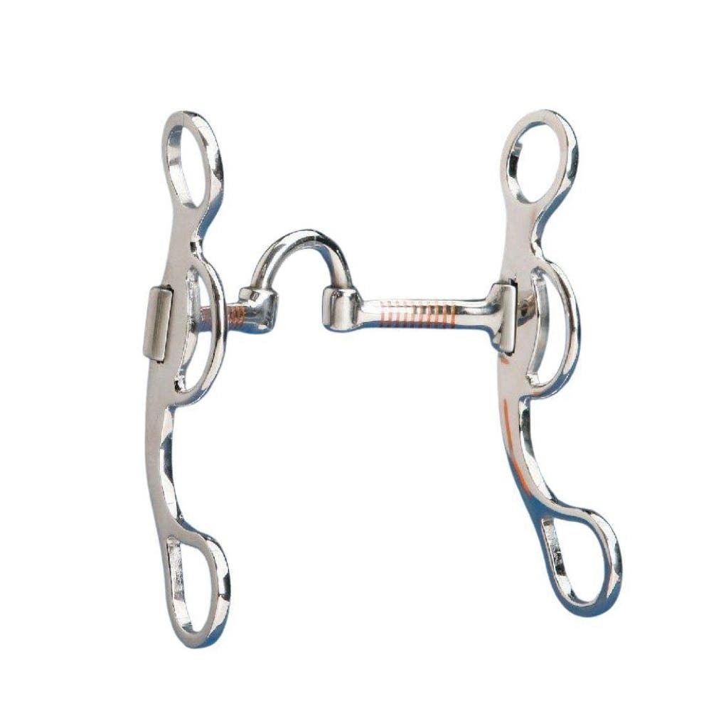 Colorado Saddlery Rider Correction Mouth Bit, 5 in Mouth, Steel