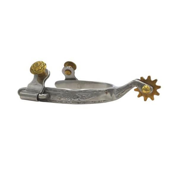 Colorado Saddlery Spur, Women's, Desert Rose, Brass/Stainless Steel