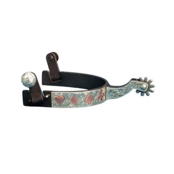Colorado Saddlery Adult Spur, Reno, Copper, Nickel Silver