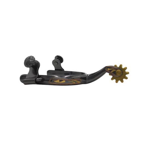 Colorado Saddlery Roping Spur, Women's, Brass, Midnight Blue