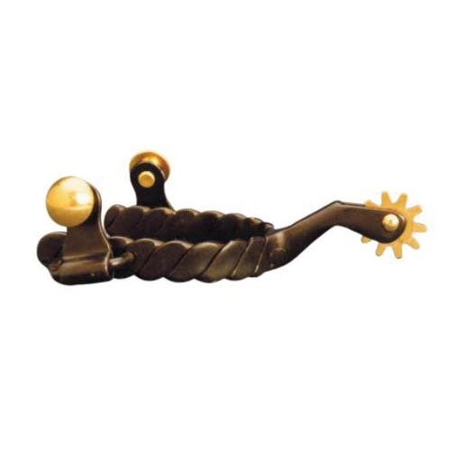 Colorado Saddlery Spur, Women's, Spear, Brass/Steel, Black