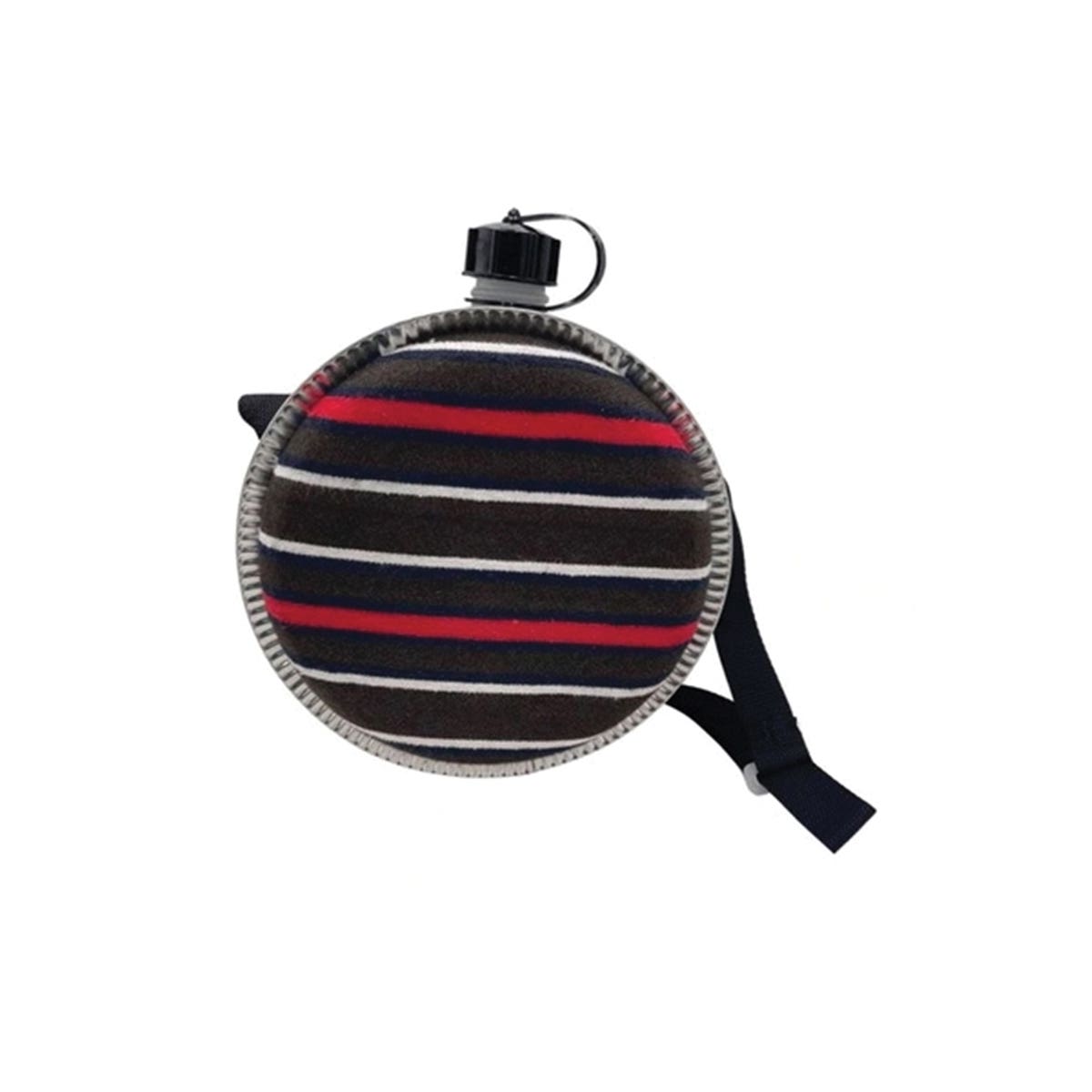 Colorado Saddlery Blanket Lined Desert Canteen, 2 qt, Screw Cap Lid, Plastic, Insulated