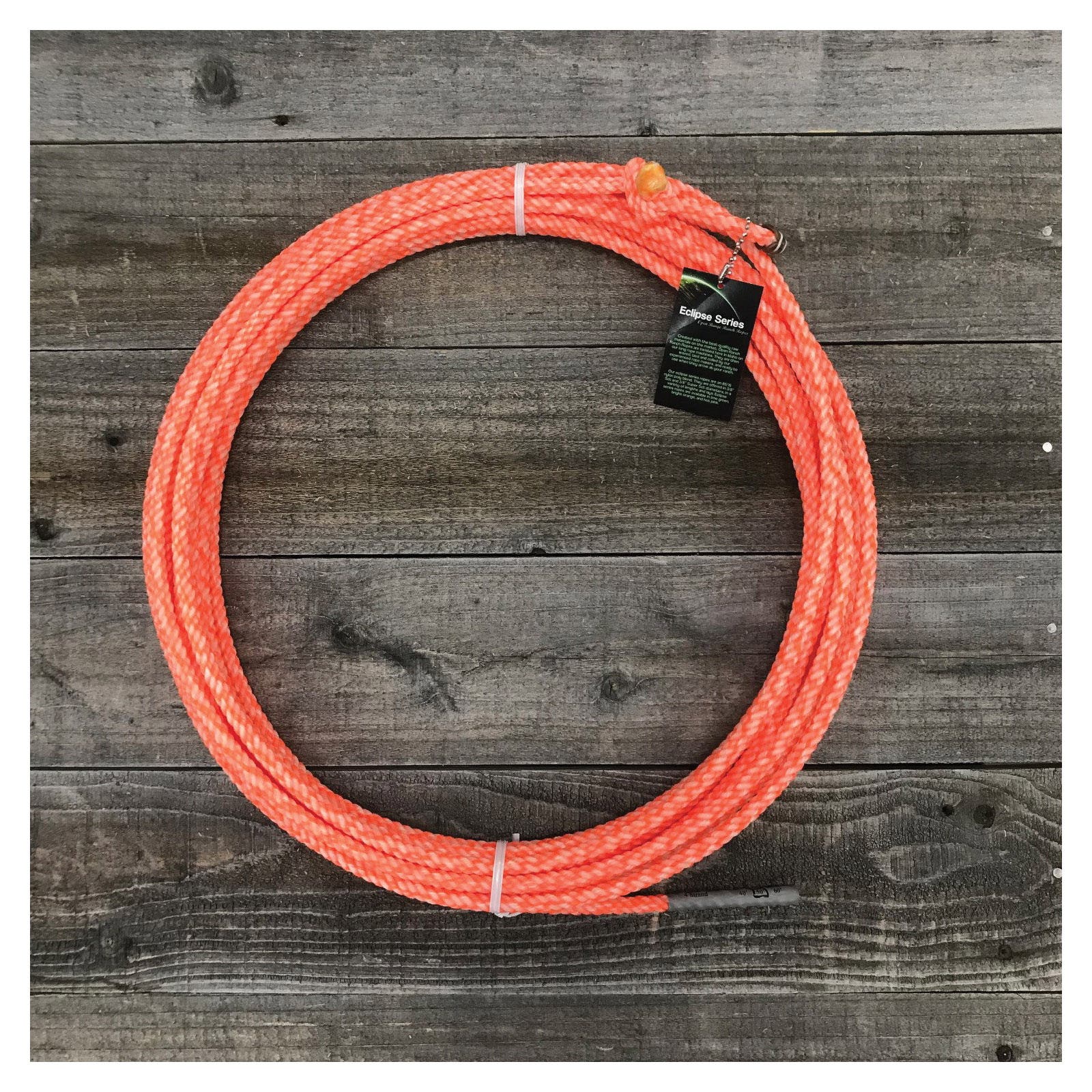 Cowboy Cordage Eclipse Open Range Rope, 3/8 in Dia, 40 ft L, Extra Soft Rope, Polyester