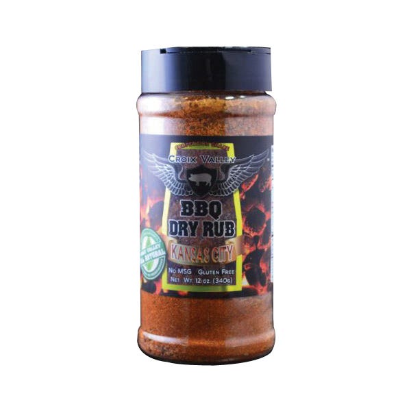 Croix Valley BBQ Rub, Dry, 12 oz