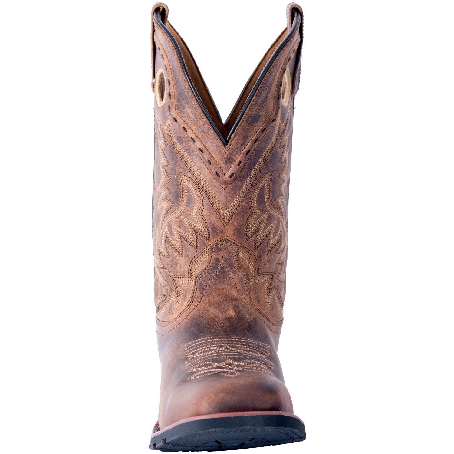 Laredo Western Boots, 12, Tan, Leather Upper