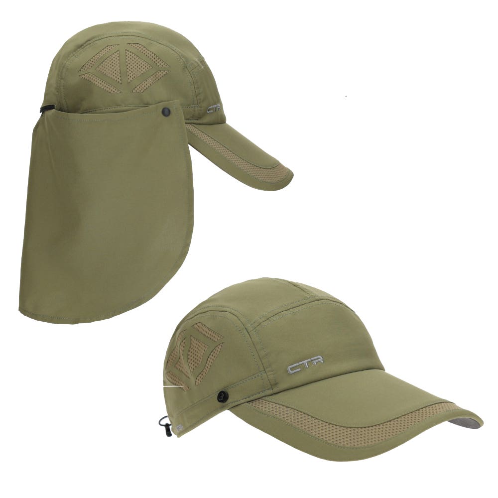 Chaos Headwear/CTR Nomad Series Sail Cap, S/M, Fabric, Burnt Olive