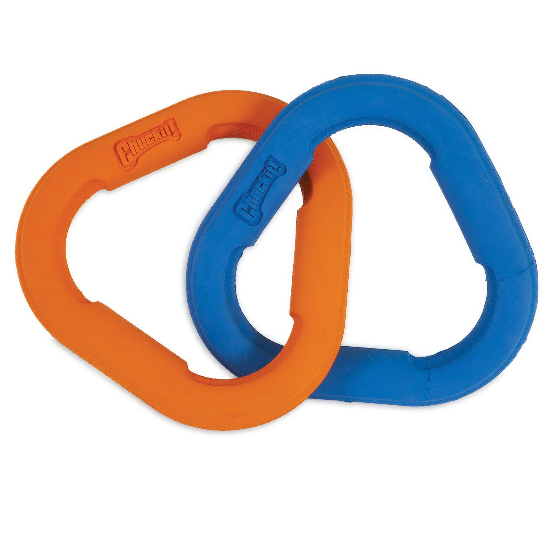 Chuckit! Dog Toy, One-Size, Interactive Toy, Rubber, Blue/Orange