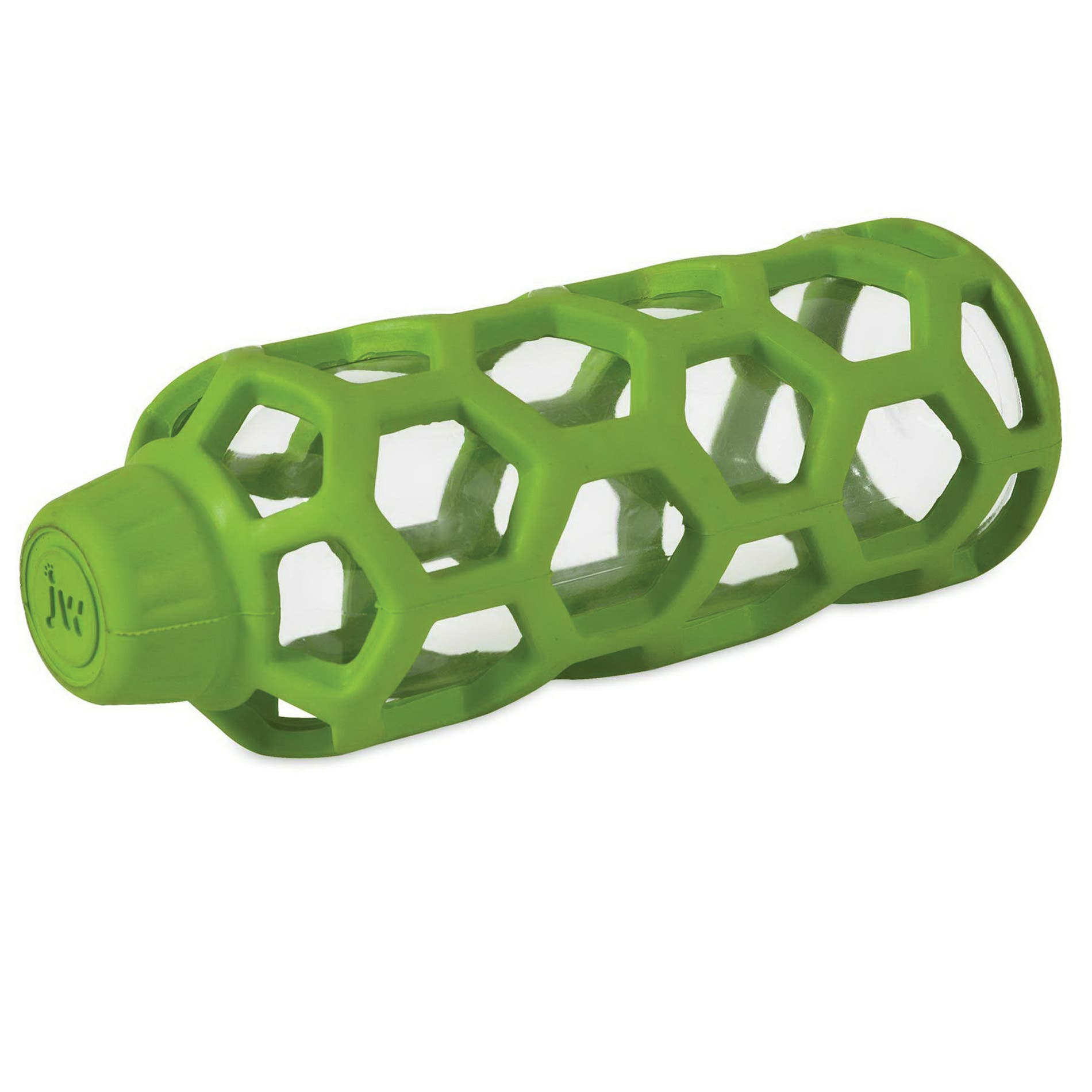 JW Hol-ee Dog Toy, M, Water Bottle, Rubber, Green