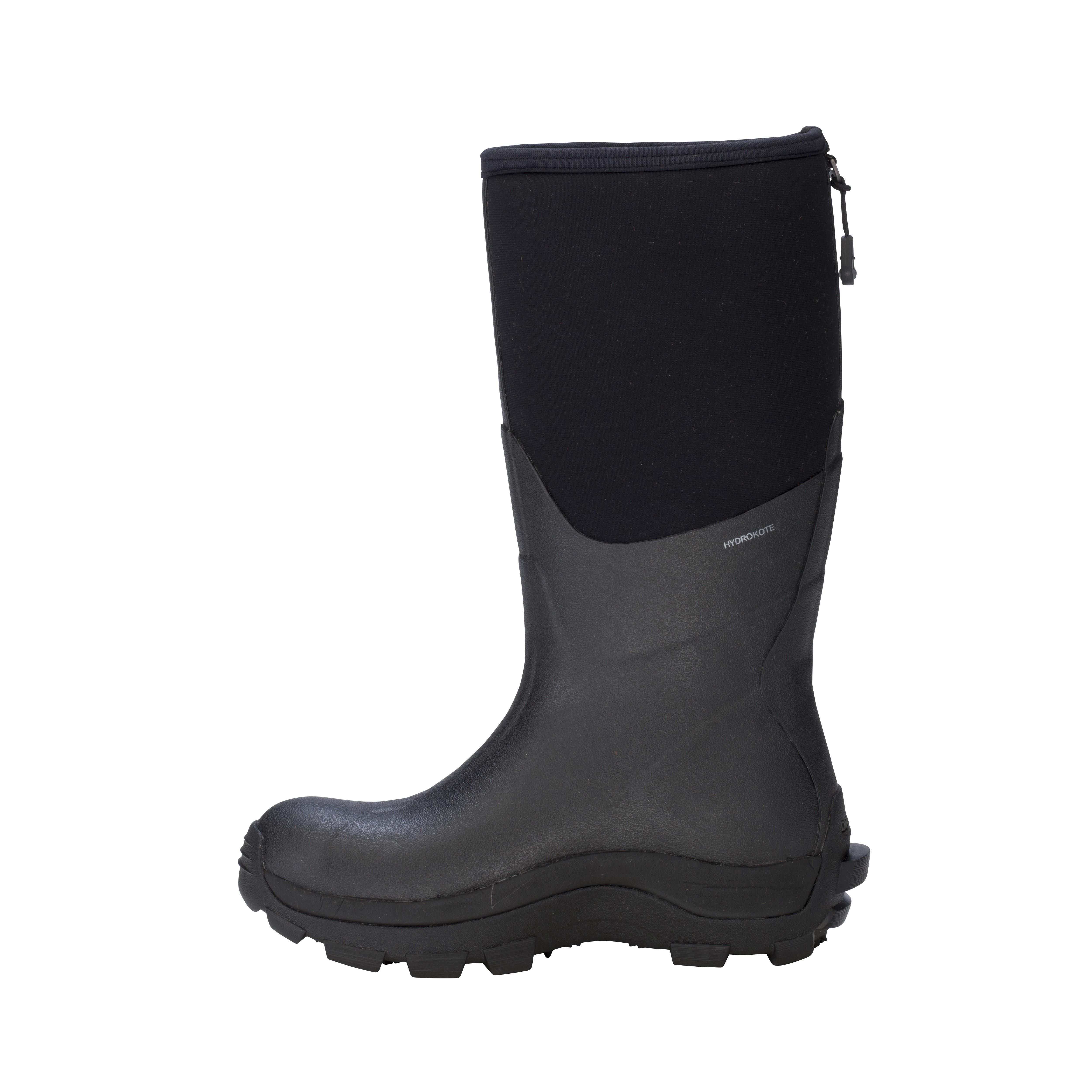 Dryshod West Arctic Storm Series Winter Boots, Hi-Cut, Pull-Tab, 11, 13.5 cm W, Black/Blue, Neoprene Upper