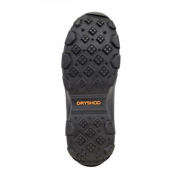 Dryshod West Haymaker Series Work Boots, 16, Black/Orange, Neoprene, Insulated: Yes
