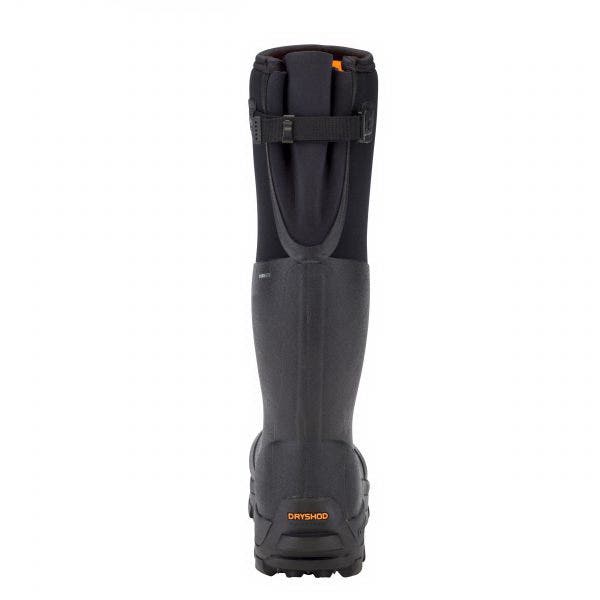 Dryshod West Haymaker Series Work Boots, 16, Black/Orange, Neoprene, Insulated: Yes