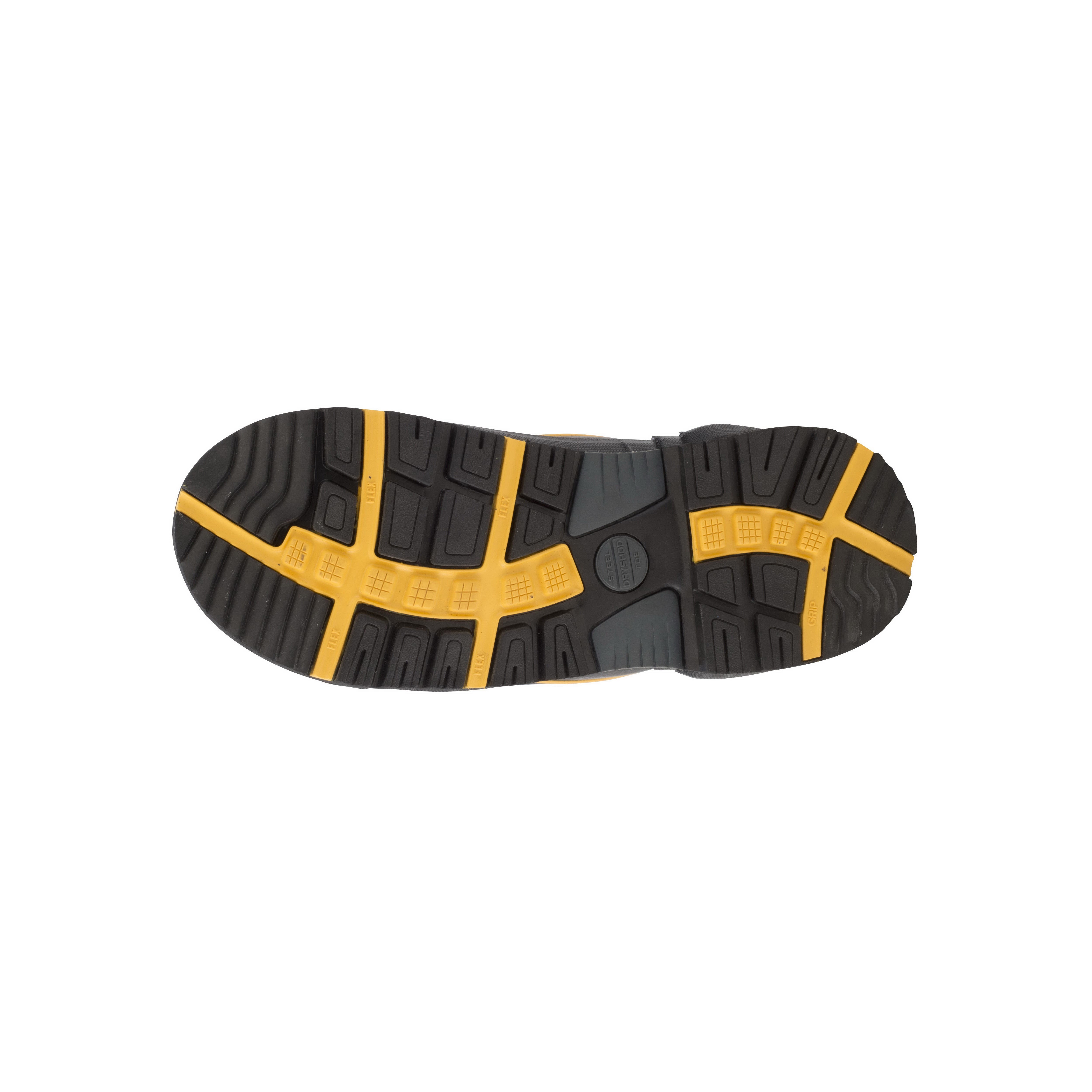 Dryshod West Protective Work Boots, 8, Black/Yellow, Insulated: Yes