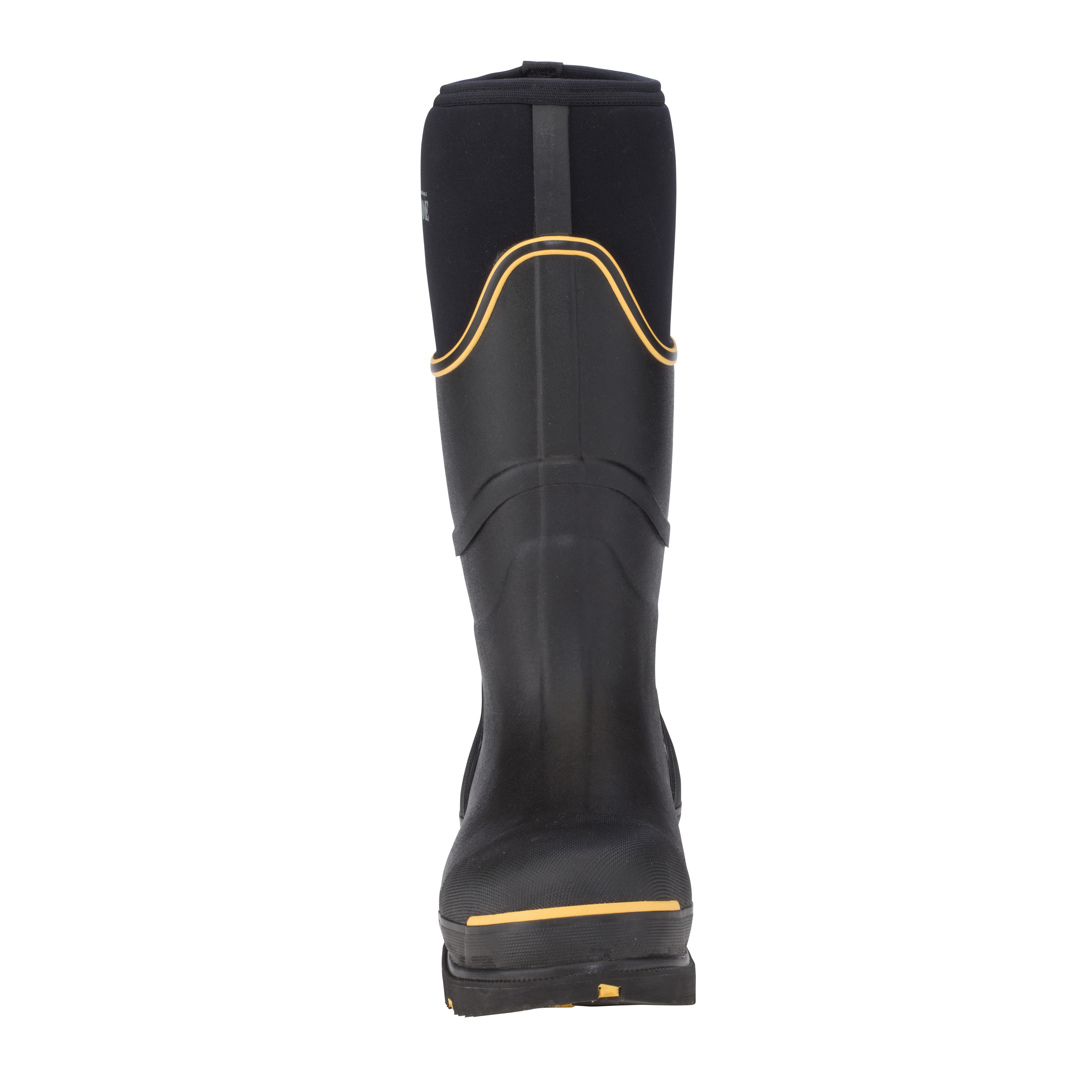 Dryshod West Protective Work Boots, 11, Black/Yellow, Insulated: Yes