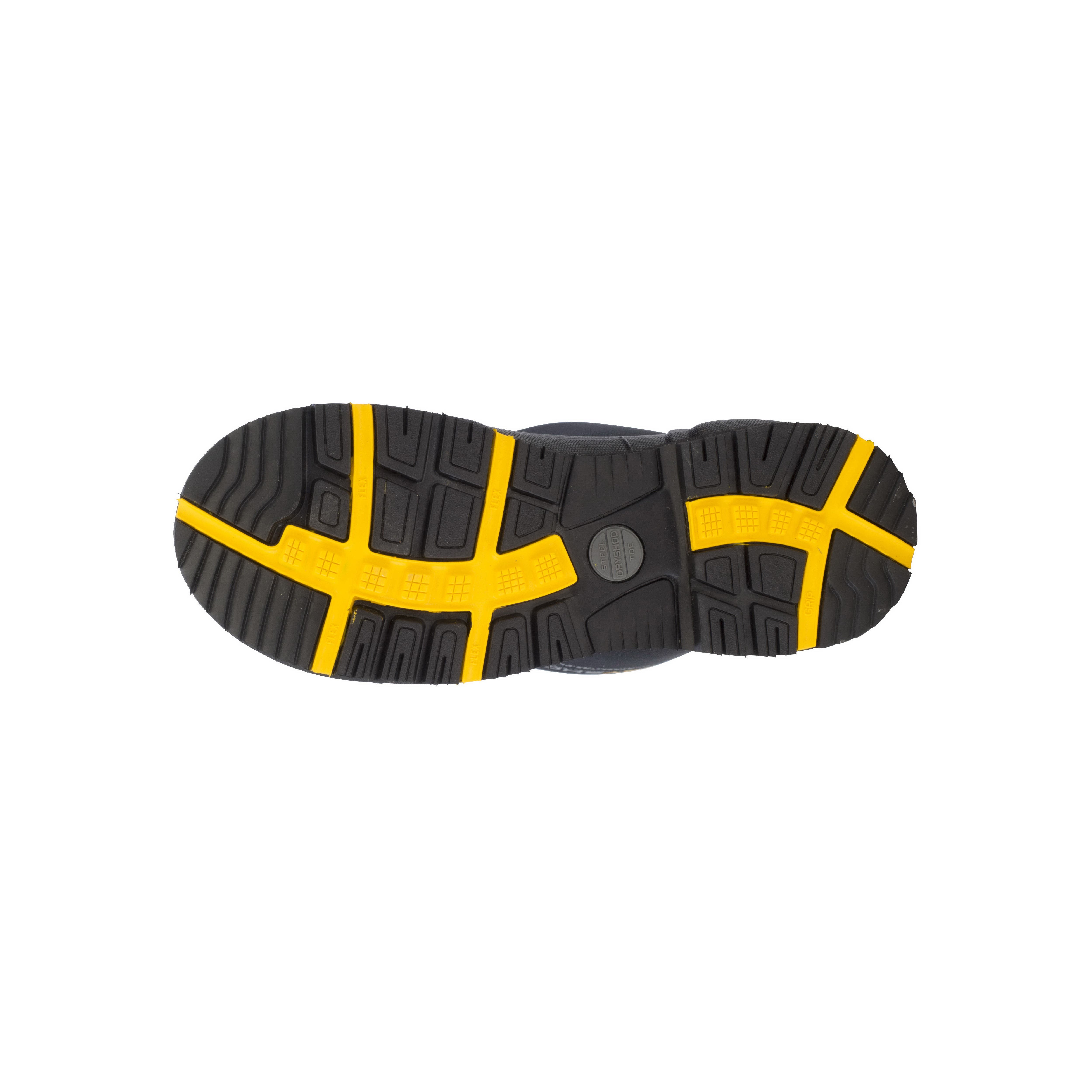 Dryshod West Work Boots, 16, Black/Yellow, Neoprene, Insulated: Yes