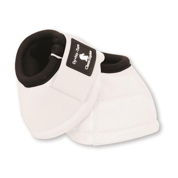 Classic Equine Dyno Turn Bell Boots, L, White