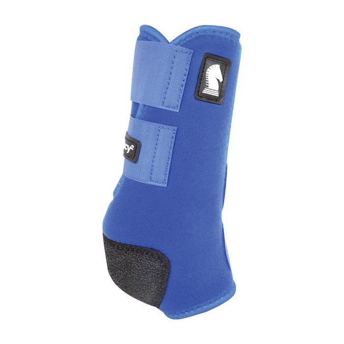 Classic Equine Legacy2 Support Boots, L, Neoprene, Blue