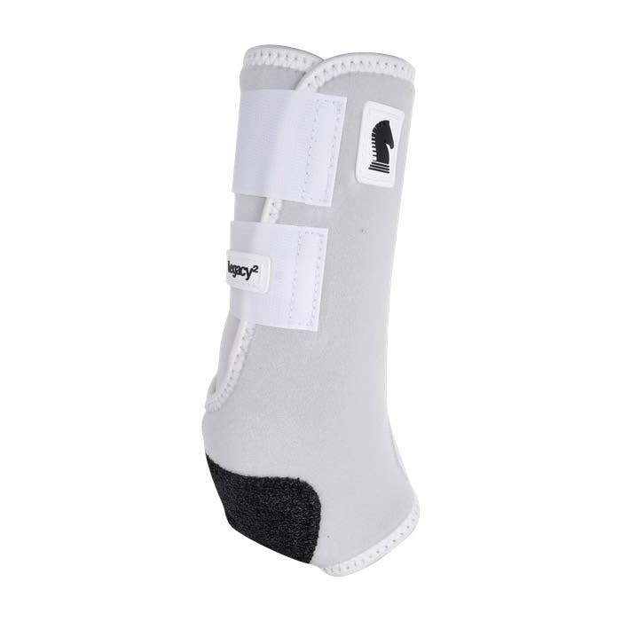 Classic Equine Legacy2 Support Boots, L, Neoprene, White - 768236