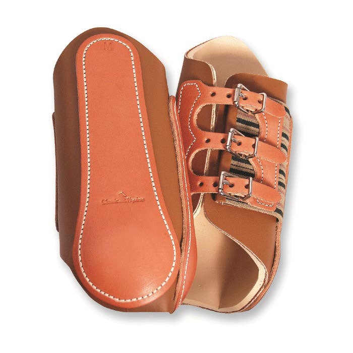 Classic Equine Splint Boots, M, Leather