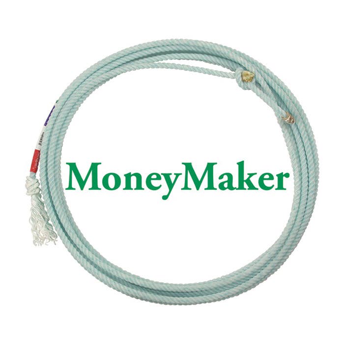 Classic MoneyMaker Head Rope, 3/8 in Dia, 30 ft L, Soft Rope, Nylon/Polyester