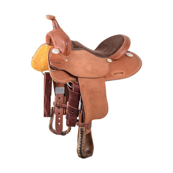 Cashel Cowboy Saddle, 12 In., Barrel Racer Bar