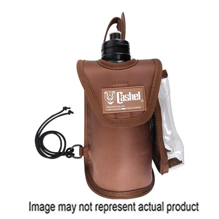Cashel Bottle Holder with GPS Case, Brown