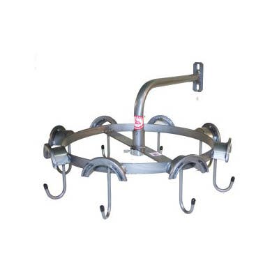 Equi-Racks Headstall Rack, Rotary, Steel, Gray
