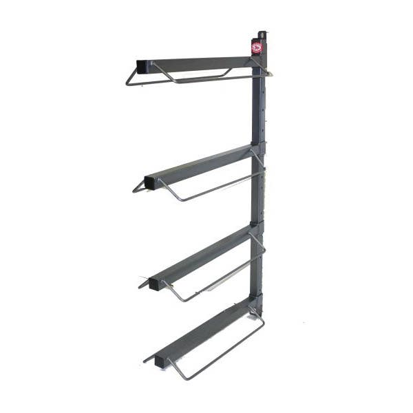 Equi-Racks Saddle Rack, Steel, Gray