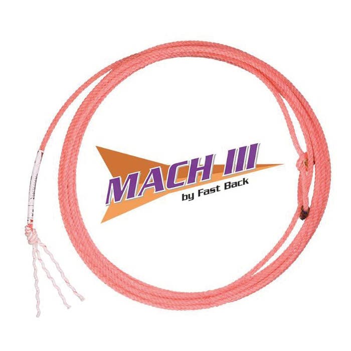 Fast Back Head Rope, 3/8 in Dia, 31 ft L, Extra Extra Soft Rope, Nylon, Vibrant Orange