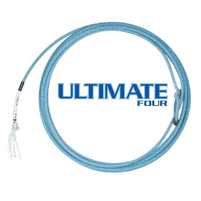 Fast Back ULTIMATE FOUR Heel Rope, 3/8 in Dia, 35 ft L, Medium Rope, Nylon/Polyester