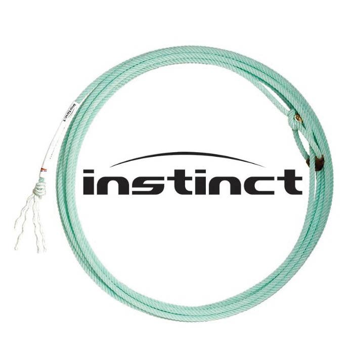 Fast Back INSTINCT Heel Rope, 3/8 in Dia, 35 ft L, Medium Rope, Nylon/Polyester