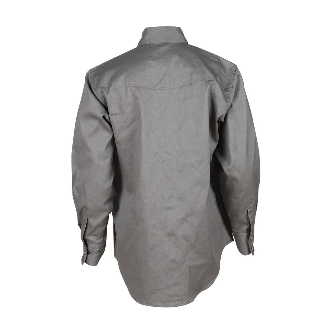 Forge Fr Flame-Resistant Shirt, Men's, L, Light Gray