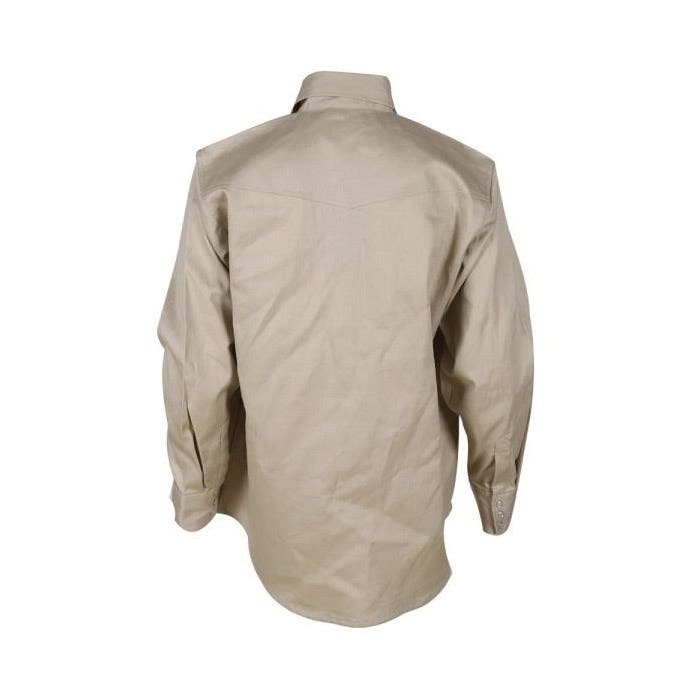 Forge Fr Flame-Resistant Shirt, Men's, XL, Stone - 830781