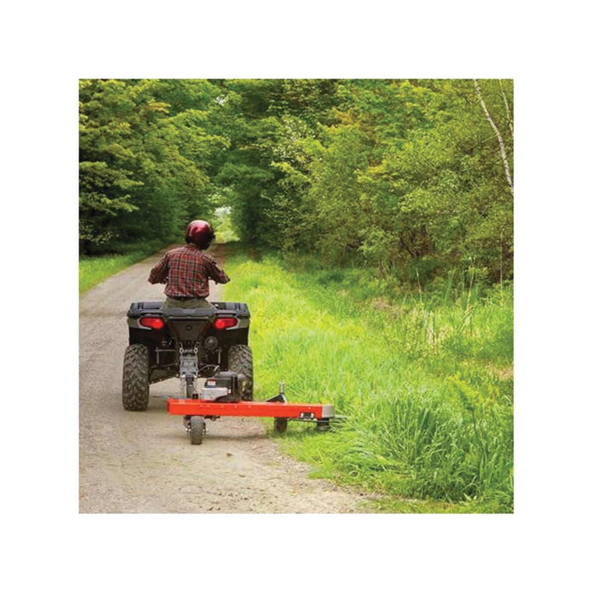 DR TT13072BMN Tow-Behind Trimmer Mower, 22 in W Cutting, 1 to 7 in H Cutting