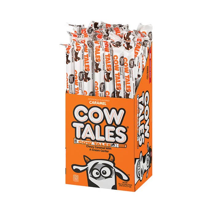 Cow Tales Original Caramel Candy, Stick, Vanilla, 1 oz