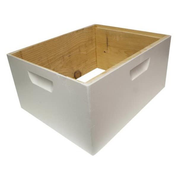 Harvest Lane Honey Deep Box, Lumber, White, Painted