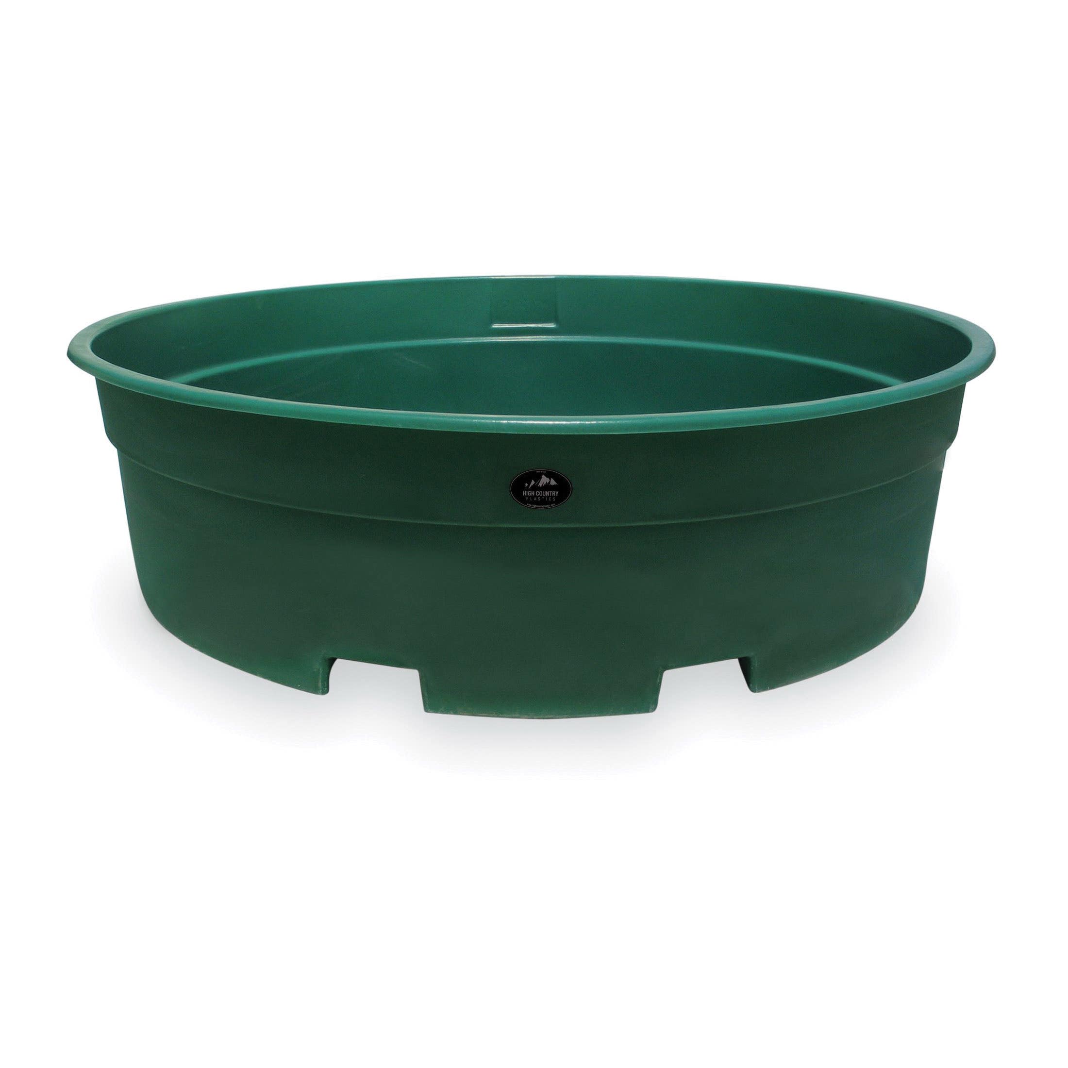 High Country Plastics W W700 Water Tank, 700 gal Capacity, Polyester, Green