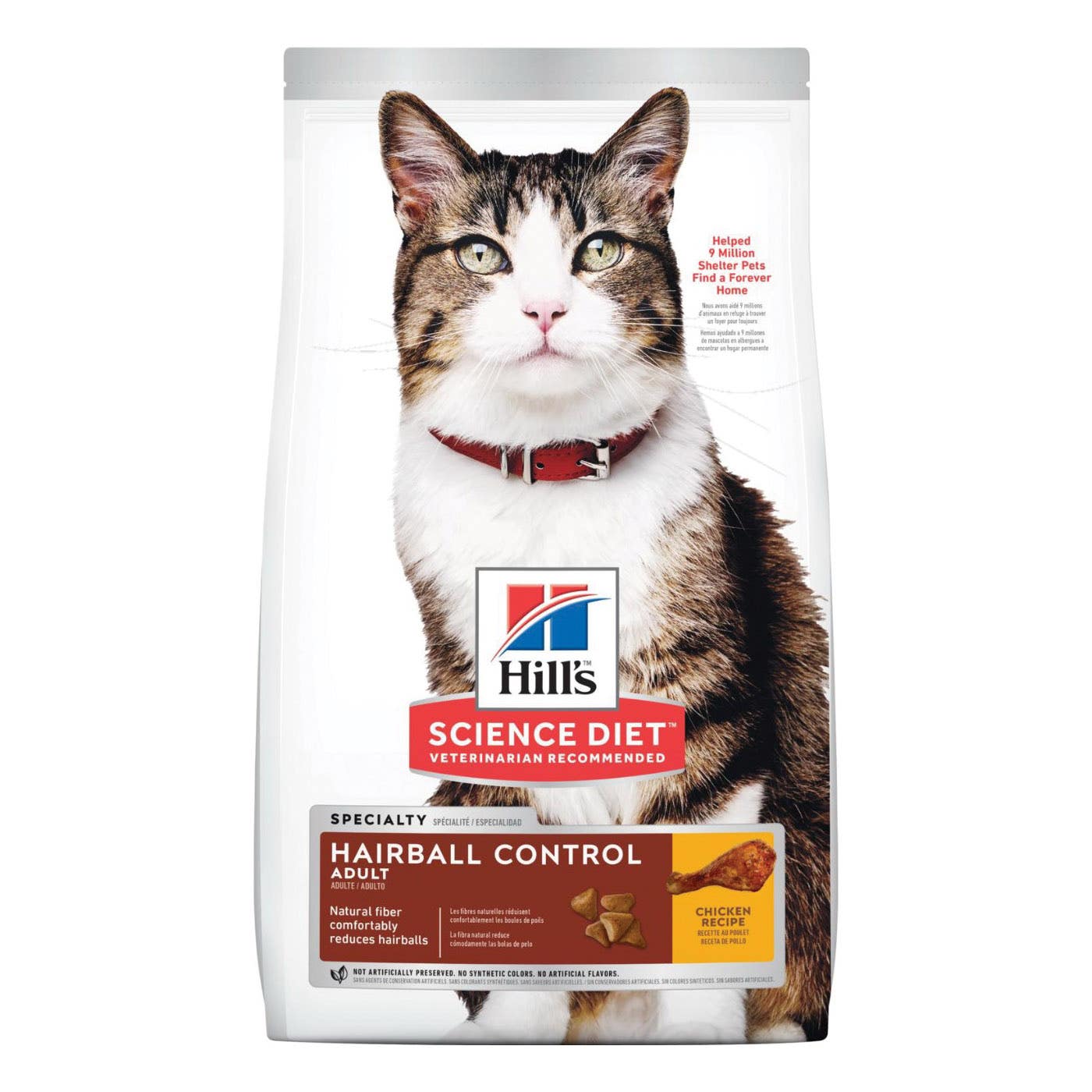 Science Diet 8875 Cat Food, Adult, Dry, 15.5 lb Bag