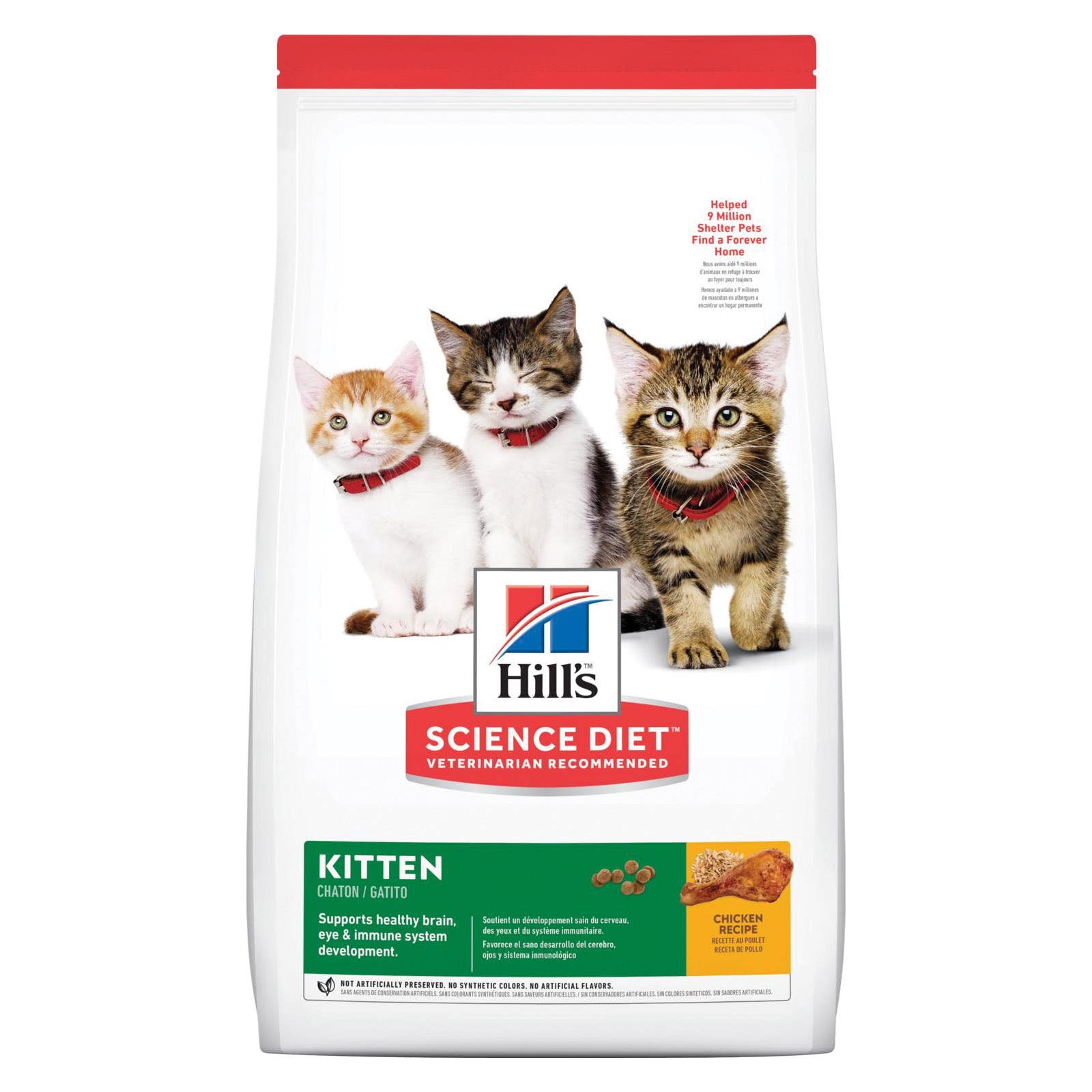 Science Diet Cat Food, Dry, 15.5 lb Bag
